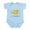 Sky Blue, variant on CafePress - Duck In Bubbles Body Suit - Baby Light Bodysuit, Size Newborn - 24 Months