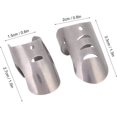 thumbnail image 2 of Stainless Steel Finger Guard, 4 Pcs/Set Finger Protector for Cutting Food, Stainless Steel Safe Slice Finger Guard Cooking Tool, Finger Guards for Safe to Slice Vegetables Fruit, 2 of 8