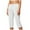 White, variant on Pants For Women Choice Solid Color Women's High Waist Cropped Pants Lightweight Stretch Fabric Simple Casual Pants Spring Brunch Outfit Versatile Ankle Length Clean Look Capri Pants for Women