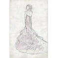 thumbnail image 2 of OnRei 11x14 Black Ornate Wood Framed with Double Matting Museum Art Print Titled - Fashion Dress Mate, 2 of 4