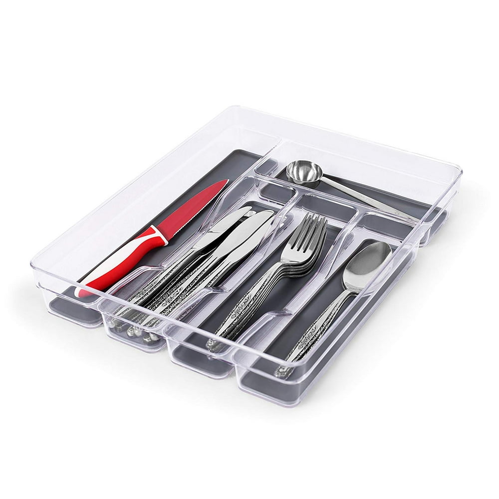 Internet's Best Kitchen Drawer Utensil Organizer Tray - Spoons Knives