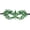 A003- Green, variant on Masquerade Mask Glitter Fuchsia Lace Filigree Design Half Face Accessory for Masquerade Party Events Halloween Dress Up