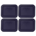 thumbnail image 1 of Tapa de almacenamiento de alimentos Pyrex 7213-PC, 450 ml, azul oscuro para 1,9 tazas, 1 of 2