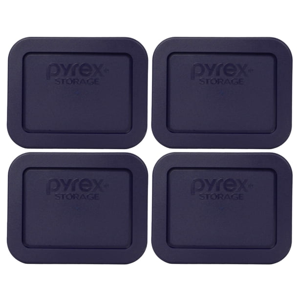 Tapa de almacenamiento de alimentos Pyrex 7213-PC, 450 ml, azul oscuro para 1,9 tazas