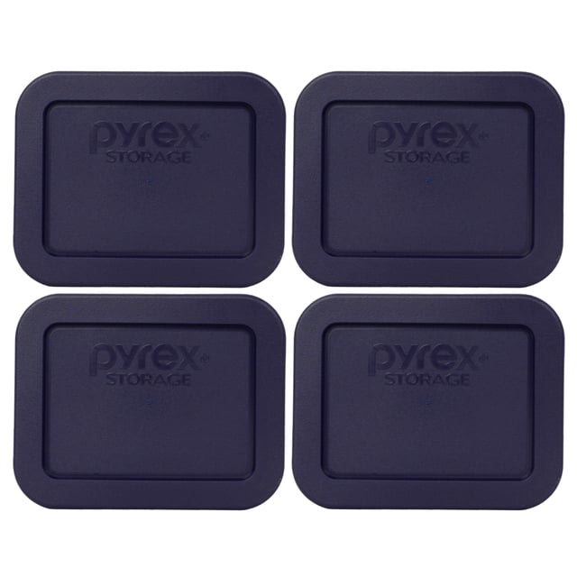 Tapa de almacenamiento de alimentos Pyrex 7213-PC, 450 ml, azul oscuro para 1,9 tazas