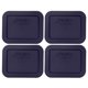 thumbnail image 1 of Tapa de almacenamiento de alimentos Pyrex 7213-PC, 450 ml, azul oscuro para 1,9 tazas, 1 of 2