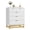 White, variant on Kojooin Five-Drawer Chest with a Metal Base, Featuring a Modern Style, Suitable for Storage and Organization In Living Rooms, Hallways, Wardrobes, and Other Similar Spaces