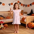 thumbnail image 2 of TOWED22 Girls Nightgowns Toddler Nightgown Halloween Cute Pajamas Dress Night Gowns for Kids Girl Clothes Girls' Sleepwear, 2 of 7
