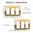 thumbnail image 3 of Hand Drawing Truck Daisies Switch Cover Decorative Wall Plate 3-Gang Standard Size, 3 of 5