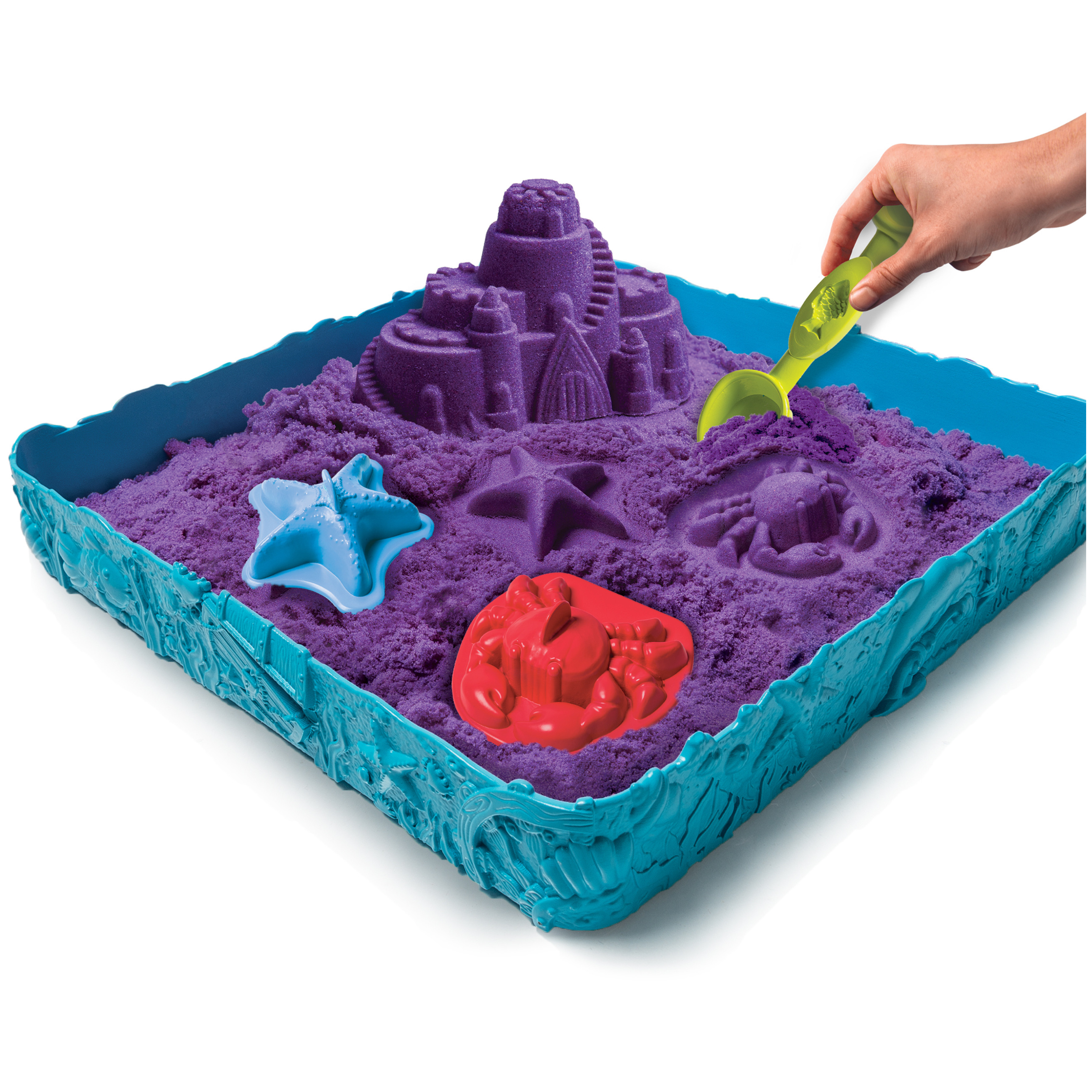 Kinetic Sand Sandcastle Set with 1lb of Kinetic Sand and Tools and Molds (Color May Vary) - image 5 of 9