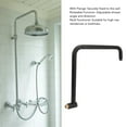 thumbnail image 3 of Rotating Shower Arm, Stainless Steel S Shape Shower Head Extension Arm with Connection Pipe, 360 Degree Adjustable Shower for High Rise Residential Buildings, 3 of 7