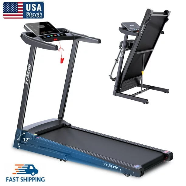 Folding Treadmill with Heart Rate Control Treadmill 2.25HP Treadmill