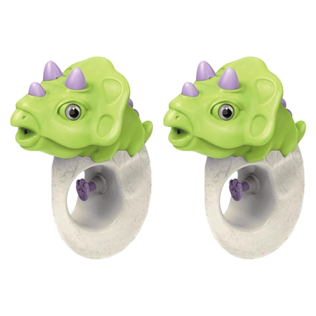 2 rociadores de agua para niños, divertidos juegos de verano, dinosaurios, rociadores de agua portátiles. verde