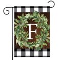 thumbnail image 2 of Briarwood Lane Wreath Monogram F Garden Flag, 2 of 4