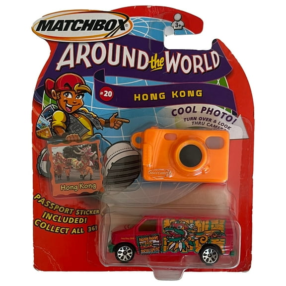 Matchbox Around the World Collection #20 Hong Kong Ford Panel Van Playset