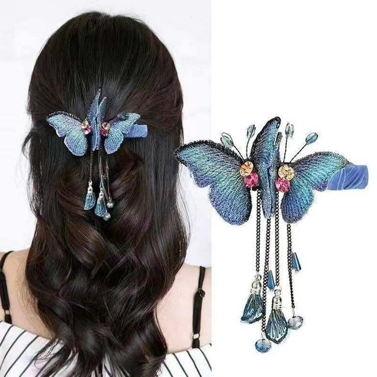 Harmtty Realistic Butterflies Hair Clip