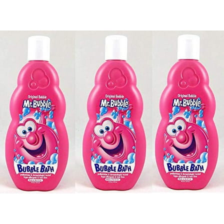 Mr. Bubble Liquid Bubble Bath, Original 16 oz (Pack of 3)