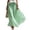 Mint Green, variant on Gfyviroh Striped Maxi Skirts for Women High Waisted Trendy Flowy Swing Long Skirt Casual Versatile Loose Vacation Skirt
