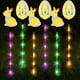 thumbnail image 4 of Luces solares LED de Pascua para jardín | Guirnalda de luces 5 en 1 con forma de huevo de conejo | Decoración solar multicolor para exteriores, resistente al agua | Decoración navideña para cerc, 4 of 5