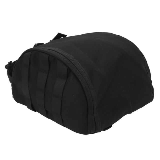 Bolsa para casco de adiestramiento al aire libre, bolsa portátil para casco con forma de concha, bolsa de almacenamiento para casco de gran capacidad, color negro