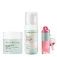 thumbnail image 1 of Evereden Happy Kids Rutina de piel y labios – Juego de lavado facial multivitamínico para niños y crema facial para niños y aceite de labios teñido – Cuidado de la piel limpio y vegano para niños 3+ –, 1 of 5