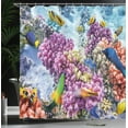 thumbnail image 4 of Ambesonne Fish Shower Curtain, Marine Life Sea, 69"Wx84"L, Multicolor, 4 of 5