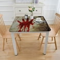 thumbnail image 3 of HAOXIT Tablecloth, Dirty Wall Bloody Hand Print Murky Palm Trace Victim Violence, Rectangular Table Cover for Dining Room Kitchen Decor 60''x60'', 3 of 7