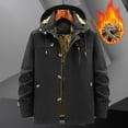 thumbnail image 2 of Men's Lightweight Windproof Hooded Jacket for Autumn Winter Outdoor Casual Wear with Comfortable Loose Fit, 2 of 2