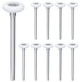 thumbnail image 1 of Unique Bargains 10 Packs 1.8' Rouleaux de Porte de Garage en Nylon pour 2' Piste, 7' Roues de Porte de Garage Tige, 6200zz Roulement 11 Boules, Blanc, 1 of 7