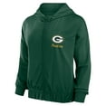 thumbnail image 2 of Women's Fanatics Green Green Bay Packers Script Lock Full-Zip Hoodie, 2 of 3