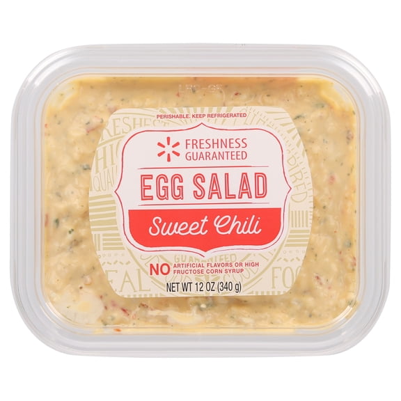 Freshness Guaranteed Ready-to-Serve Sweet Chili Egg Salad, Small Tub, 12 oz (Refrigerated)