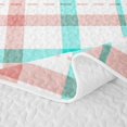 thumbnail image 5 of Erosebridal Minimalist Lines Twin Quilt Set,Geometric Line Pattern Twin Coverlet Set,2-Piece,1 Bedspread and 1 Pillowcase, 5 of 7