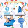 thumbnail image 5 of 6 Pack 9.8" Jellyfish Paper Lanterns, 6 Colors Mermaid Jellyfish Lanterns, Hanging Jelly Fish lanterns Under Sea Party Decorations for Ocean Themed Birthday Supplies Classroom Ceiling Decor, 5 of 7