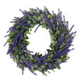 thumbnail image 1 of AMERTEER Lavender Simulation Garland Ring Field Pendant Door Knocker Round Wreath, 1 of 6