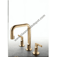 thumbnail image 2 of Dillusso Adia Bathroom Brass Lavatory Faucet 3-hole Widespread Sink Bathroom Accessories, 2 of 2