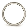thumbnail image 2 of Titanium Grooved and Beaded Edge 4mm Polished Band Size: 4; for Adults and Teens; for Women and Men, 2 of 6