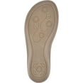 thumbnail image 6 of Cliffs by White Mountain Womens Cienna Faux Suede Thong Wedges, 6 of 6