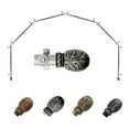 thumbnail image 2 of Domovina Garden 13/16" 6 Sided Bay Window Single Curtain Rod-Color:Satin Nickel, 2 of 2