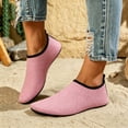 thumbnail image 4 of hzomhy Women'S Quick Dry Water Shoes Non-Slip Aqua Socks For Beach Swimming Yoga Hiking And Outdoor Activities Lightweight Flexible Slip-On Footwear Pink, 4 of 6