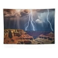 thumbnail image 5 of COMIO  Lightning Grand Canyon Dark Cloud Print Tapestry Wall Hanging Easy To Install Durable Wall Blanket For Bedroom Bath Home Decor, 5 of 7