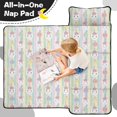 thumbnail image 4 of Unicorn and Bow Pink Pattern Teens Toddler Nap Mat with Pillow, Sleeping Mat Bag for Preschool Daycare 51"x22", 4 of 6