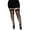 Black, variant on Leg Avenue Women's Alix Sheer Thigh High Stockings, Black, Plus Size