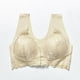 thumbnail image 2 of Gibobby Brasier Cierre Frontal Mujeres Tallas grandes Cierre frontal Empuje hacia arriba Sujetador sin Encaje Sexy Cómodo(Beige,8L), 2 of 3