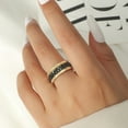 thumbnail image 5 of Anillos para mujer, regalos para mujer, moda femenina, anillo redondo completo, regalo de boda, 1 pieza, anillo para mujer, 5 of 5