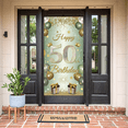 thumbnail image 3 of Polyester Birthday Banner Milestone Decoration 50th Celebration Reusable Party Photo Backdrop for Indoor Events Holiday Celebration, 3 of 7