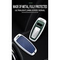 thumbnail image 3 of Key Fob Cover Compatible with Fit for Audi A3 A6 A8 E-Tron S3 RS6 RS7 SQ7 SQ8, Metal Key Case, Leather Key Fob Protector, Keychain Case Holder Protector, 3 of 7