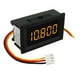 thumbnail image 2 of Voltímetro digital LED para coche, 3 cables, 0,36'', medidor de panel de voltaje, calibre 3,5 30 V Amarillo, 2 of 6