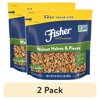 (2 pack) Fisher Chef's Naturals Gluten Free, No Preservatives, Non-GMO Walnut Halves & Pieces, 32 oz Bag