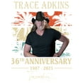 thumbnail image 2 of Trace Adkins Men's 180g Pure Cotton T-shirt Short Sleeved Round Neck, Sweat Absorbing, Breathable And Comfortable White Color, 2 of 7
