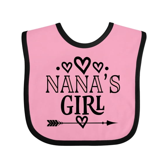 Inktastic Nana Girl Granddaughter Girls Baby Bib